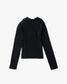 Rib L/S Tee / Black