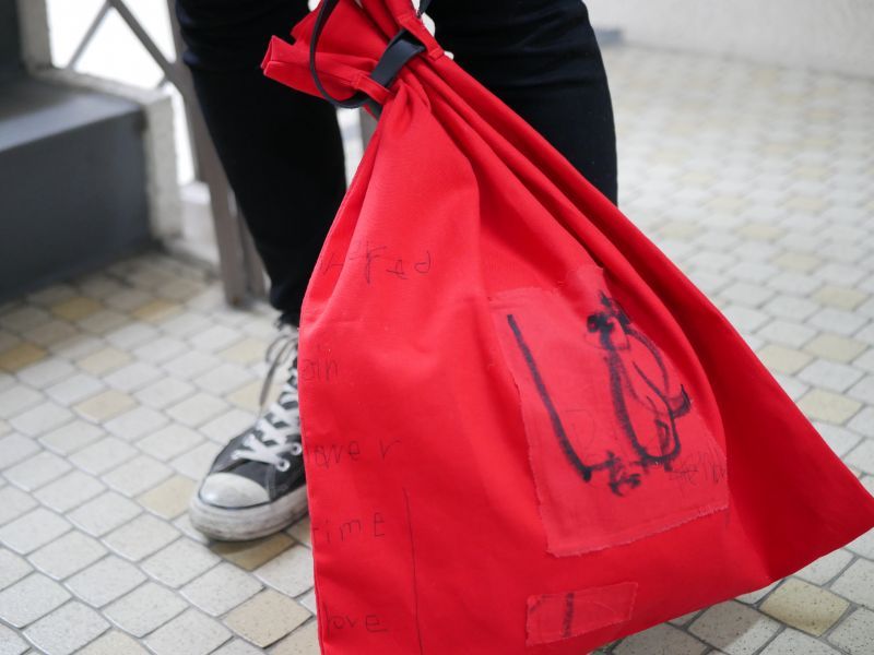 pillow bag (red)