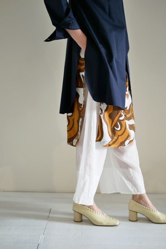 70's Pucci-Style Pattern China Long Blouse