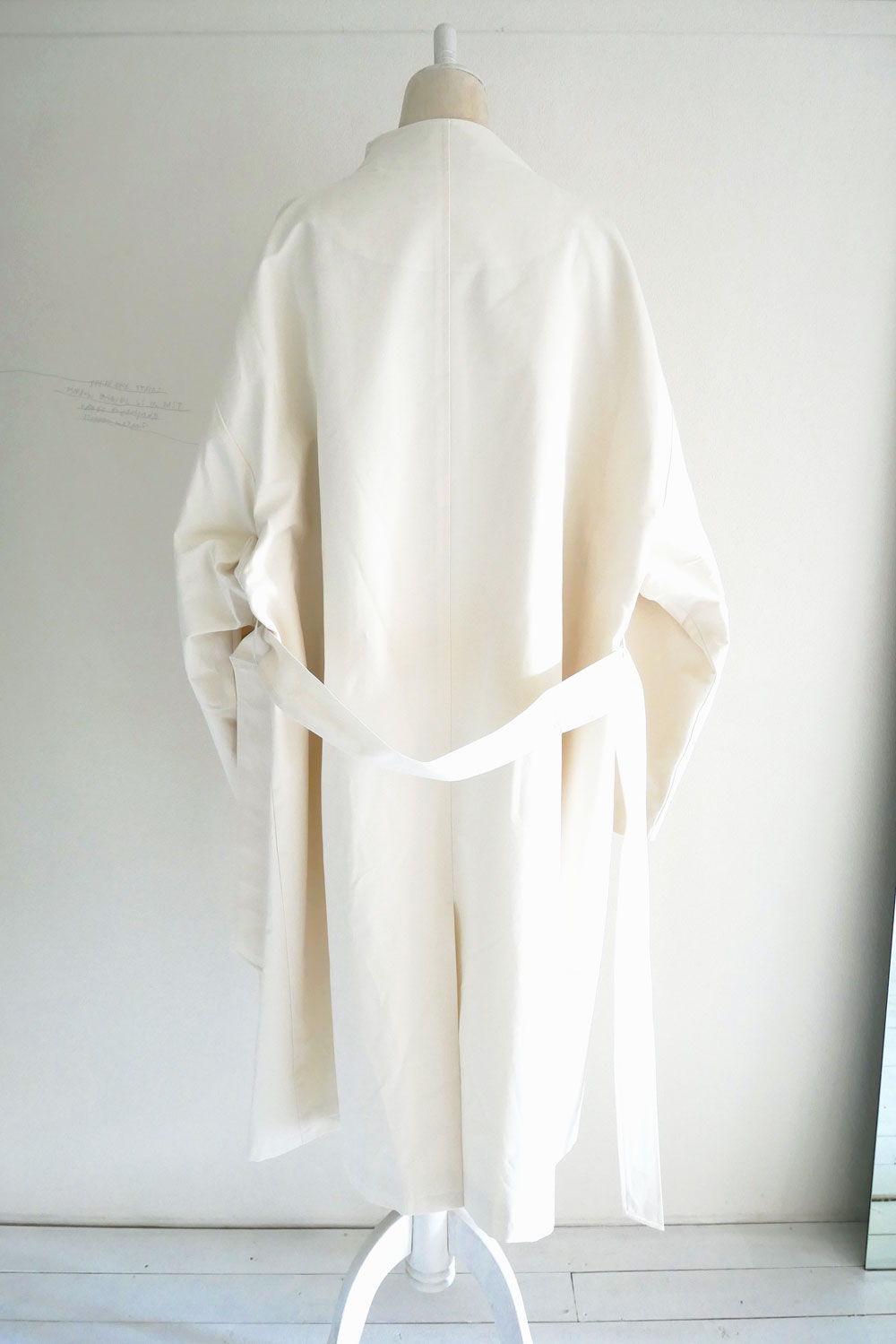 Draped Coat / Ivory