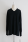 14GG V Neck Pullover / Black