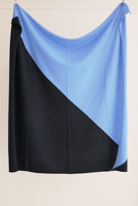 △・Stole / Navy × Blue