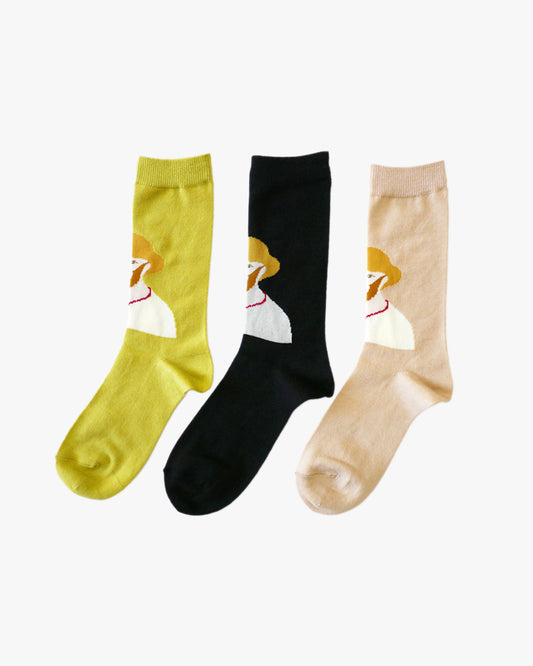 Summer Van Gogh Wool Socks